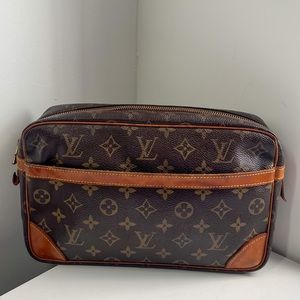 80’s LV Large Trousse Toiletry Bag 11x7